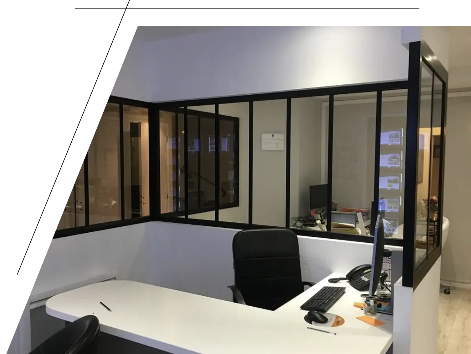 Verriere-Cloison-Bureau